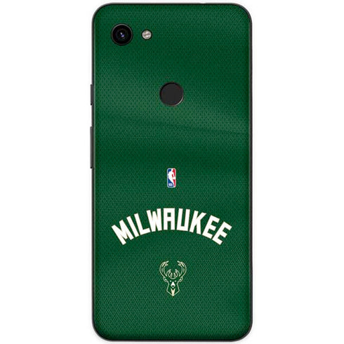 NBA Milwaukee Bucks Jersey Google Pixel 3a Skin